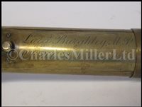 Lot 172 - A MECHANICAL TORPEDO LOG BY EDWARD MASSEY OWNED BY LORD BURGHLEY, ROYAL VICTORIA YACHT CLUB