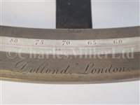 Lot 135 - AN 8IN. RADIUS VERNER SEXTANT BY WILLIAM DOLLOND, LONDON, CIRCA 1860, OWNED BY WALTER GOODSALL, NAVIGATION OFFICER ABOARD THE S.S. 'GREAT EASTERN' CIRCA 1865
