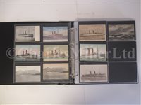 Lot 129 - UNION-CASTLE SHIPPING LINE, A HISTORY IN POSTCARDS