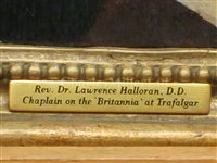 Lot 24 - ENGLISH SCHOOL, CIRCA 1780 The Rev. Dr Lawrence Halloran, D.D., Chaplain on the Britannia at Trafalgar