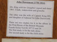 Lot 21 - JOHN DOWNMAN (WELSH, 1750-1824) Mrs King and daughter