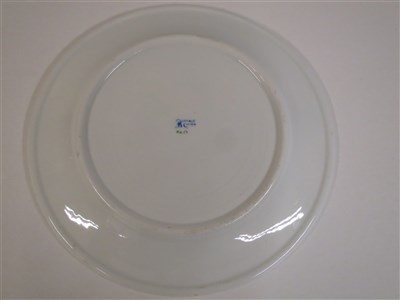 Lot 4 - AMERICAN MAIL LINE:  CHINA DINNER PLATE BY BUFFALO CHINA, CIRCA 1930