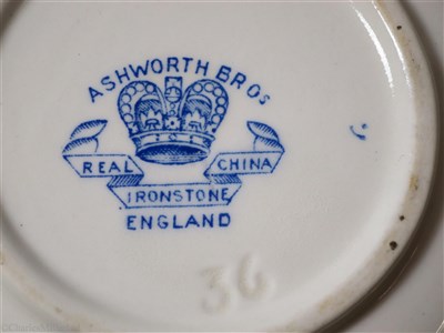 Lot 15 - BRITISH INDIA STEAM NAVIGATION COMPANY:  CHINA TEA POT BY ASHWORTH BROS. ENGLAND, CIRCA 1920