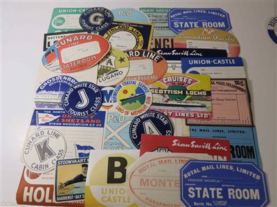 Lot 29 - A QUANTITY OF LUGGAGE LABELS