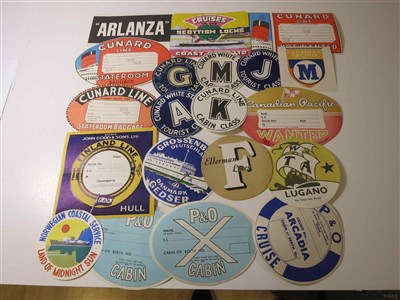 Lot 29 - A QUANTITY OF LUGGAGE LABELS