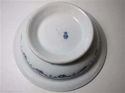 Lot 49 - ELLERMAN & PAPAYANNI LINE: A ‘KEY FESTOON’ PATTERN CHINA SOUP PLATE BY MINTONS, CIRCA 1880