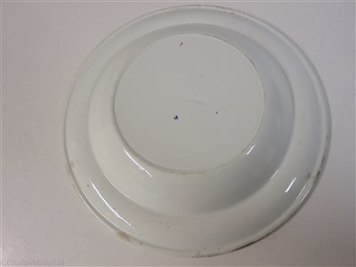 Lot 54 - GALBRAITH PEMBROKE & COMPANY: A CHINA SOUP PLATE BY FURNIVAL, CIRCA 1895