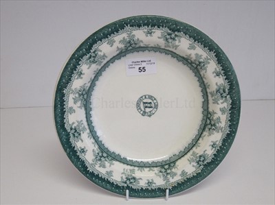 Lot 55 - Lamport & Holt Line: A ‘Hamilton’ pattern soup plate