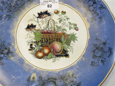 Lot 82 - PACIFIC STEAM NAVIGATION COMPANY: A DINNER PLATE BY J. STONIER CIRCA 1845-1858