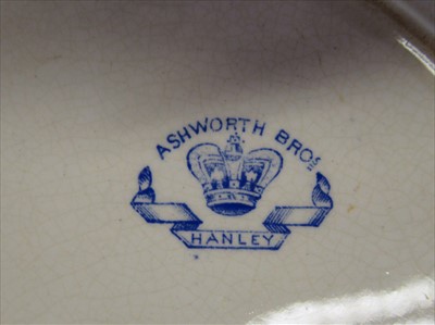 Lot 87 - ROYAL MAIL STEAM PACKET COMPANY: A DINNER PLATE, BY ASHWORTH BROS. CIRCA 1860 OR EARLIER