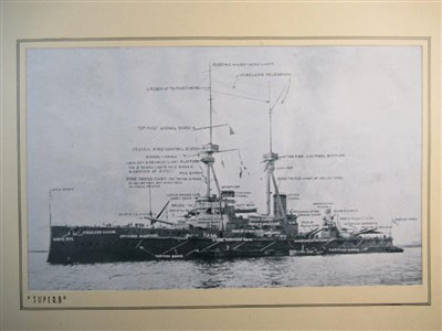 Lot 125 - BRITISH WARSHIPS: BATTLESHIPS 1886-1946