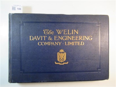 Lot 186 - WELIN DAVIT & ENGINEERING COMPANY