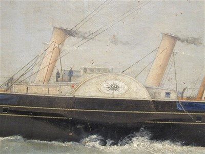 Lot 86 - GEORGE MEARS (BRITISH, 1826-1906) The Royal Yacht 'Victoria & Albert II' in the Solent