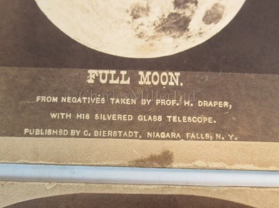 Lot 323 - A LUNAR STEREOCARD BY C. BIERSTADT, NIAGARA FALLS, NY, PROBABLY CIRCA 1890; and another similar