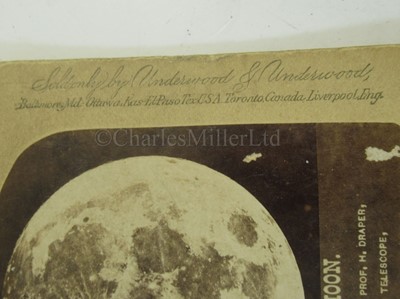 Lot 323 - A LUNAR STEREOCARD BY C. BIERSTADT, NIAGARA FALLS, NY, PROBABLY CIRCA 1890; and another similar