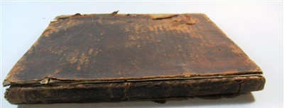 Lot 187 - A MERCHANT SHIPBUILDER'S MANUSCRIPT DESIGN BOOK, CIRCA 1785