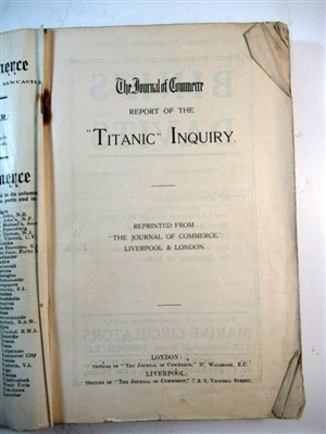 Lot 147 - TITANIC INQUIRY REPORT, 1912