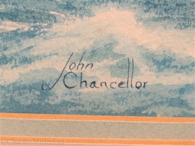 Lot 9 - δ JOHN CHANCELLOR (1925-1984) The 'Sanspareil' (BM326) passing the Wolf Rock Light