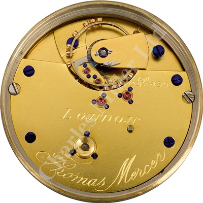 Lot 212 - A FINE 24-HOUR DECK WATCH BY THOMAS MERCER, ST ALBANS FOR THE CRUISING YACHT PIGTAIL, 1922