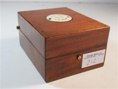 Lot 212 - A FINE 24-HOUR DECK WATCH BY THOMAS MERCER, ST ALBANS FOR THE CRUISING YACHT PIGTAIL, 1922