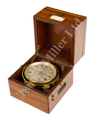 Lot 208 - A TWO-DAY MARINE CHRONOMETER BY JOHN PARKES & SONS, LIVERPOOL, CIRCA 1900