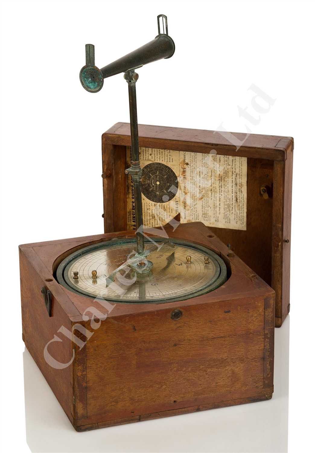 Lot 262 - A SHIP'S COURSE CORRECTOR BY BAIN & AINSLEY, CARDIFF, CIRCA 1880
