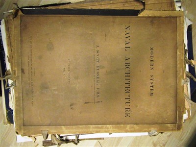 Lot 161 - 'THE MODERN SYSTEM OF NAVAL ARCHITECTURE' CIRCA 1865