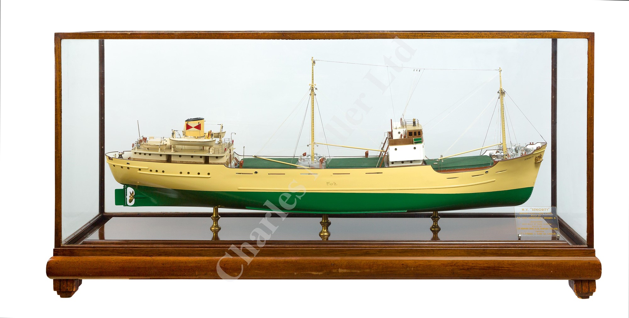 Lot 339 - A BUILDER'S MODEL FOR THE CARGO SHIP M.V.