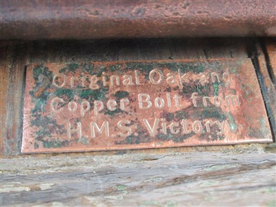 Lot 38 - A COLLECTION OF VICTORY COPPER AND TREEN