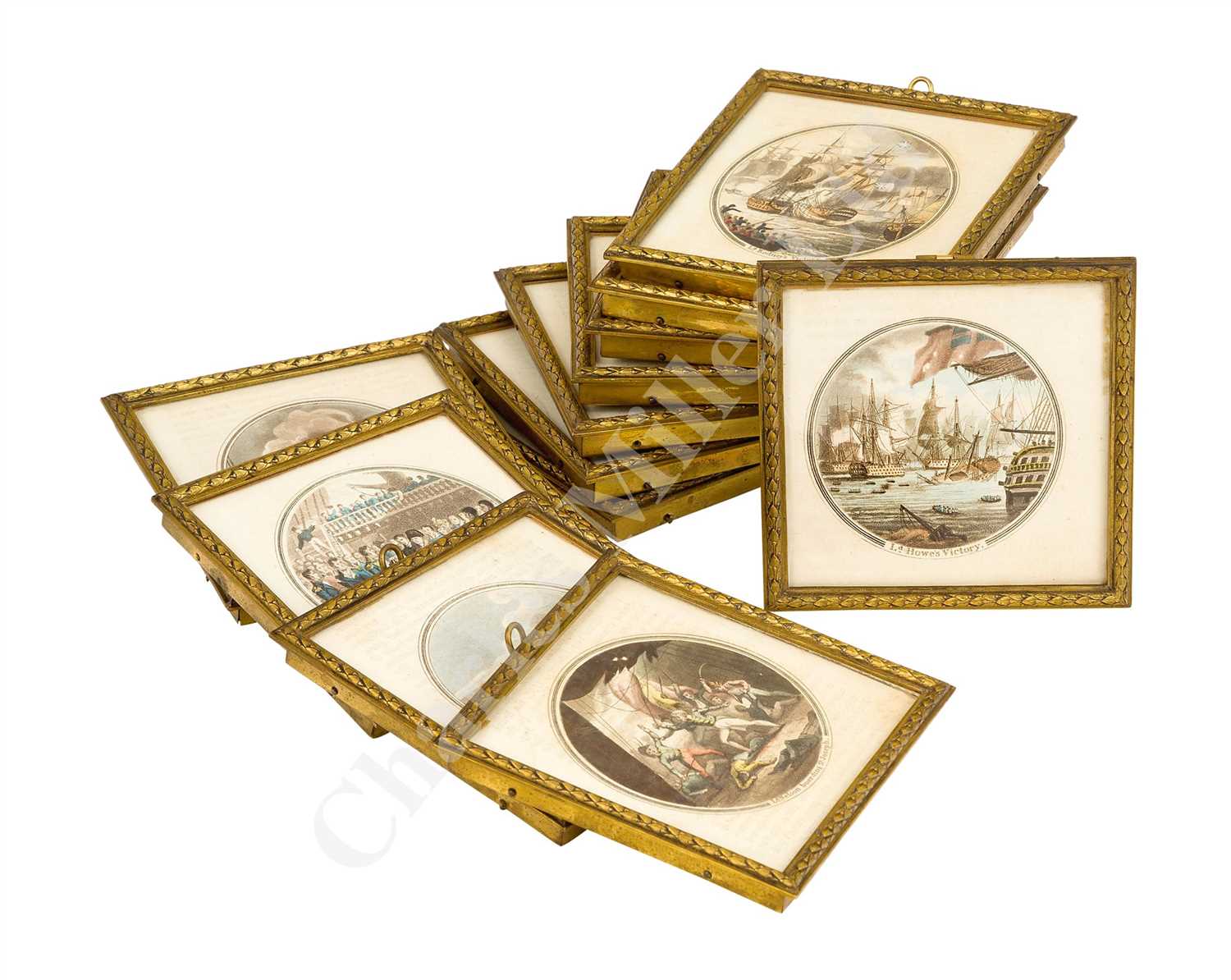 Lot 56 - A SET OF ORME'S NAVAL VICTORIES, CIRCA 1817