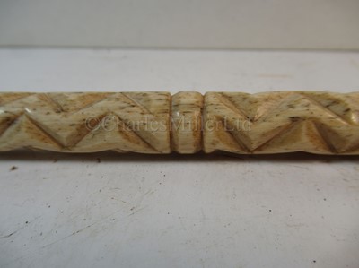 Lot 139 - Ø AN HISTORICALLY INTERESTING WHALE BONE CONDUCTOR'S BATON FOR THE ROYAL ENGINEERS, CIRCA 1880