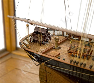 Lot 315 - AN EXCEPTIONALLY FINE 1:96 SCALE STATIC DISPLAY MODEL OF THE FAMOUS COMPOSITE TEA CLIPPER ARIEL, ORIGINALLY BUILT BY ROBERT STEELE & CO., 1865