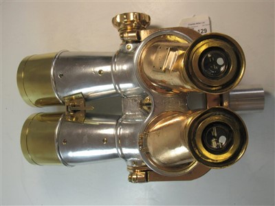 Lot 129 - A PAIR OF 10 X 60 JAPANESE IMPERIAL NAVY BINOCULARS BY TOKO, CIRCA 1940