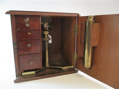 Lot 283 - AN EARLY ANDREW PRITCHARD COMPOUND MONOCULAR MICROSCOPE, ENGLISH 1835-1838
