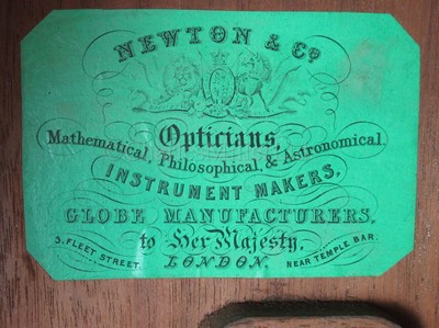 Lot 284 - A COMPOUND MONOCULAR MICROSCOPE BY NEWTON & CO., LONDON, CIRCA 1865