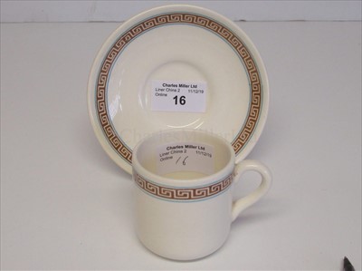 Lot 16 - British & Commonwealth Line: A cup and saucer