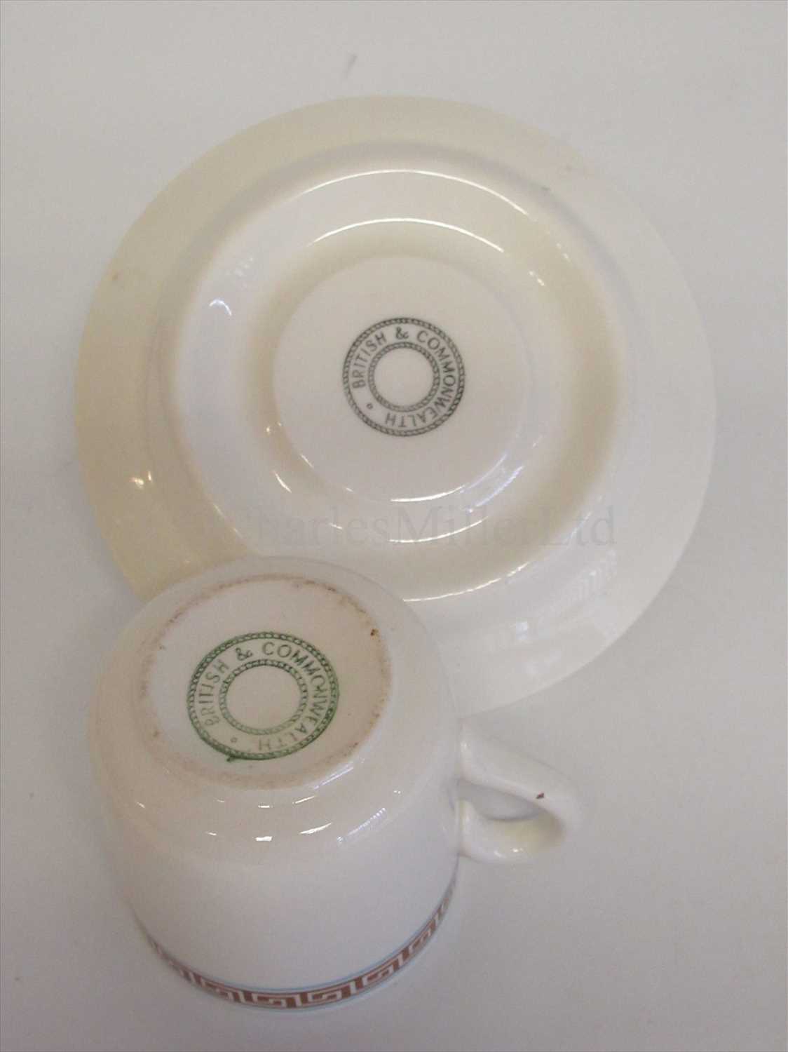 Lot 16 - British & Commonwealth Line: A cup and saucer