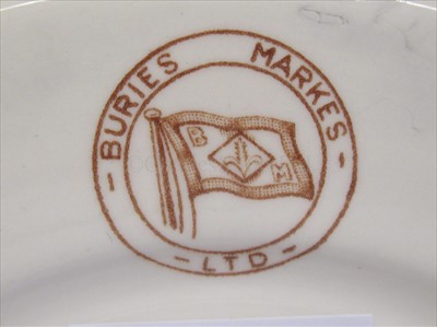 Lot 18 - Buries Markes Ltd: A 'Royal Falconware' side plate