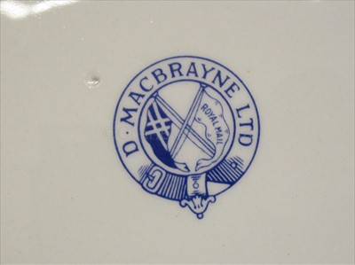Lot 39 - D. Macbrayne Ltd: a side plate
