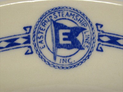Lot 41 - Eastern Steamship Lines Inc: a side plate