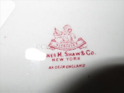 Lot 63 - New York & Porto Rico Steamship Company: an oval vegetable platter