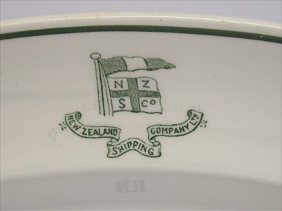 Lot 64 - New Zealand Shipping Company Ltd: an oval vegetable platter