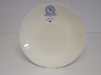 Lot 66 - North of Scotland Orkney & Shetland Shipping Co. Ltd.: a dinner plate