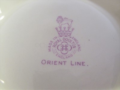 Lot 67 - Orient Line:  an oyster plate