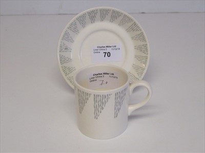 Lot 70 - Orient Line: a coffee can and saucer