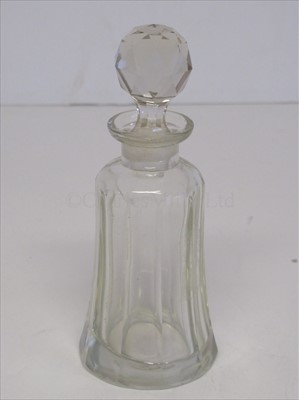 Lot 75 - P&O: a glass condiment bottle