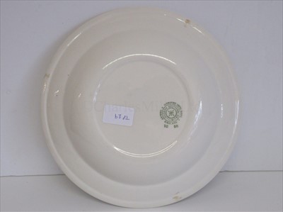Lot 76 - Pacific Steam Navigation Company: a dinner plate
