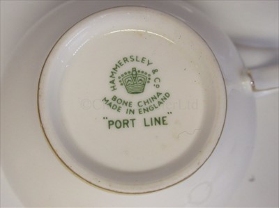 Lot 77 - Port Line: a tea cup and saucer