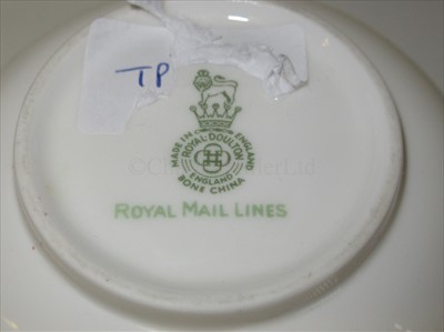Lot 82 - Royal Mail Line: a slop bowl