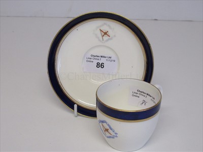 Lot 86 - Royal Mail Steam Packet Company souvenir cup and saucer